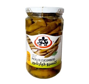 خیارشور ممتازشیشه یک و یک650