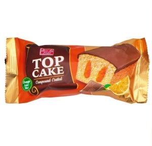 کیک پرتقالی باروکش شکلات تاپ کیک شیرین عسل60