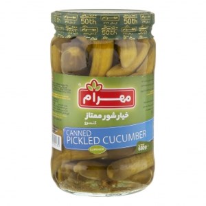 خیارشورممتازشیشه مهرام650