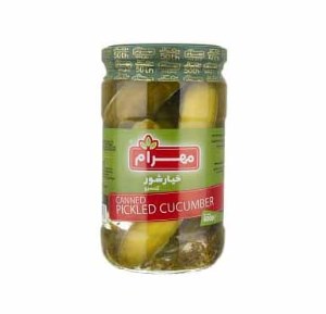 خیارشورمعمولی مهرام شیشه650