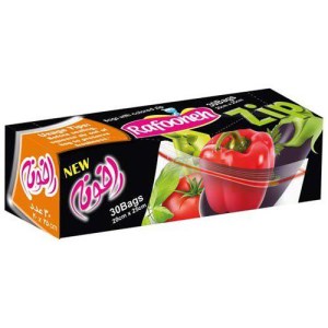 کیسه فریزرزیپ متوسط20*25رافونه30