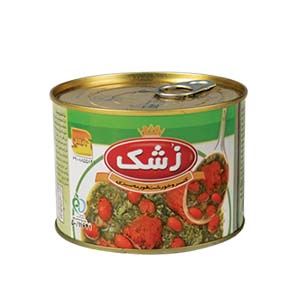 کنسروخورشت قورمه سبزی زشک450