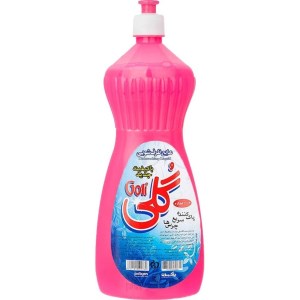 مایع ظرف صورتی پت شفاف گلی1