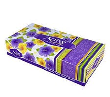 دستمال کاغذی اکتیوجعبه(100برگ دولایه)