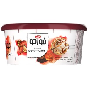 بستنی کارامل بادام زمینی فوردوکاله650