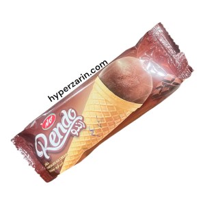 بستنی قیفی شکلاتی رندوکاله
