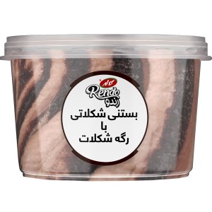 بستنی پذیرایی شکلاتی با سس ریپل شکلات(لیوان)کاله1
