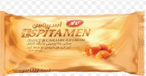 بستنی چوبی کارامل بادام زمینی فوردوکاله