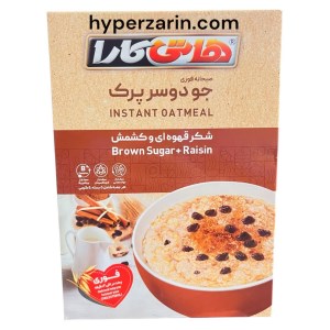 صبحانه فوری جودوسرپرک کشمش وشکرقهوه ای هاتی کارا200