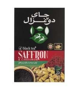 چای سیاه زعفران هل دوغزال مشکی400