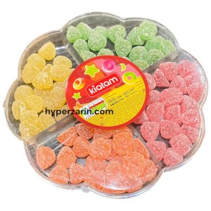 ژله شکری چهارخانه طرح گل کیاتام