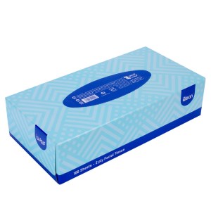 دستمال کاغذی 100برگ3لایه کیولین