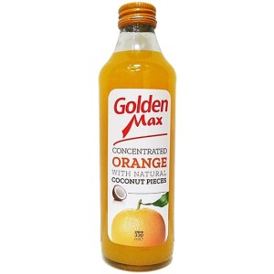 نوشیدنی گلدن مکس پرتقال شیشه 330