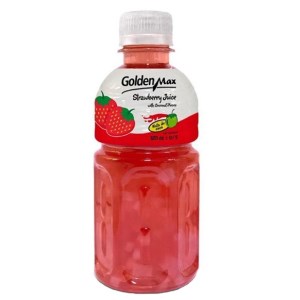 نوشیدنی توت فرنگی باتکه نارگیل گلدن مکس بطر300