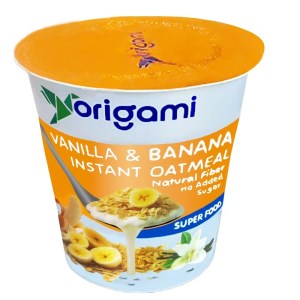 اوریگامی غلات صبحانه ترکیبی موز وانیل زردلیوانی55