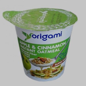 اوریگامی غلات صبحانه ترکیبی سیب دارچین سبز لیوانی55