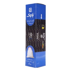 کیسه زباله بنددار80*65بادک15دد