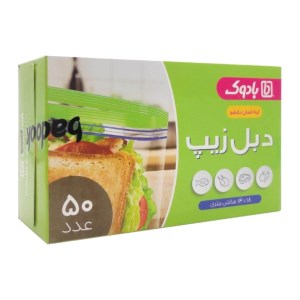 کیسه فریزرزیپ دار14*18بادوک جعبه50