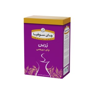 چای شکسته پاکتی ممتاز زرین کلکته سوفیا بنفش400