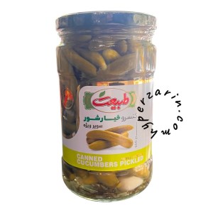 خیارشور سوپر ویژه شیشه طبیعت660