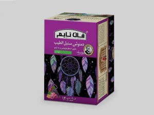 دمنوش سنبل الطیب حاوی اسطوخودوس وبه لیموفان تایم کیسه14