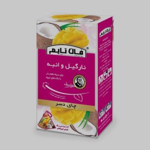 دمنوش نارگیل و انبه(چای دسر)فان تایم جعبه12عدد