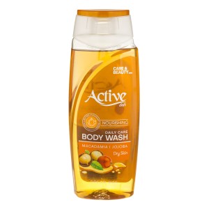 شامپوبدن باروغن ماکادمیاوجوجوباپوست خشک اکتیو400