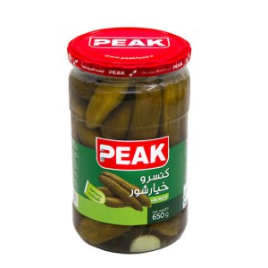 خیارشورشیشه درجه1 پیک650