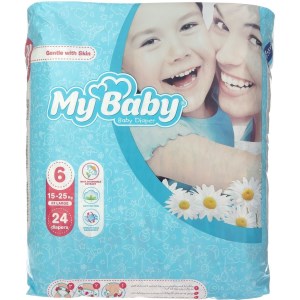 پوشک بچه مای بیبی24سایز6اکو