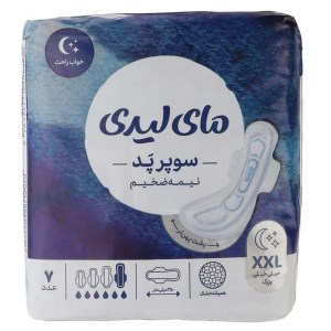 نواربهداشتی سوپرپدنیمه ضخیم همیشه خشک مای لیدیXXL7(شبانه)