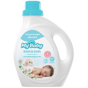 مایع لباس نوزادپوست حساس سفیدمای بیبی1