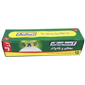 کیسه زباله بنددار65.70آسان پک60L