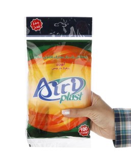 دستکش یکبارمصرف ضخیم تقویمی آیری پلاست100