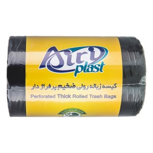 کیسه زباله ضخیم توپی آیری پلاست نیم کیلو55*70