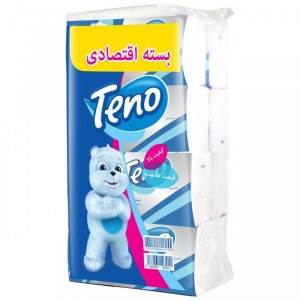 دستمال کاغذی اقتصادی تنو2لایه250برگ پک8