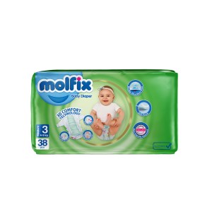 پوشک بچه مولفیکس سایز3متوسط38