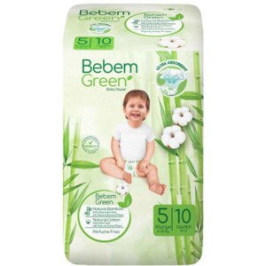 پوشک بچه سایز5ببم سبز10