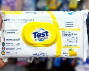 دستمال مرطوب چندمنظوره سطوح لیموتست50