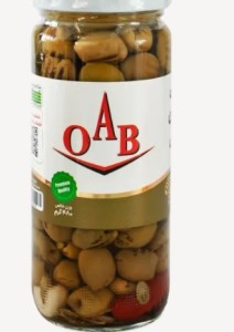 زیتون شورکبابی شیشهOAB500