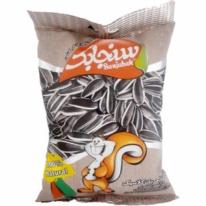 تخمه آفتابگردان کلاسیک نمکی سنجابک100