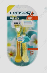 وکیوم تیغ 4لبه مردانه لمسر2عددی