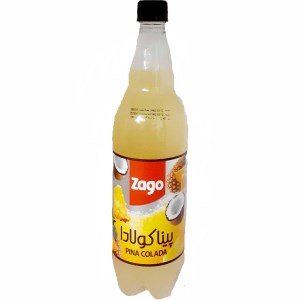 نوشابه گازدارسیب باطعم نارگیل آناناس(پیناکولادا) زاگو1