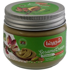 کرم کنجدی پسته ای شیررضا200