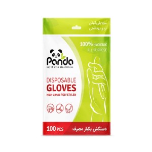 دستکش یکبارمصرف پاندا100