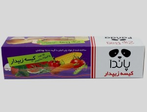 کیسه زیپ دار 25*35پاندا