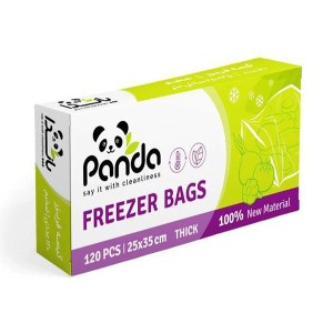 کیسه فریزر ضخیم25*35 جعبه پاندا120