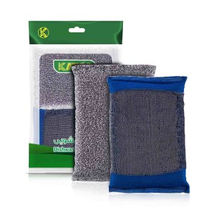 پدظرفشویی سیلور2عدد(1عددنرم+1عددزبر)کاتوس