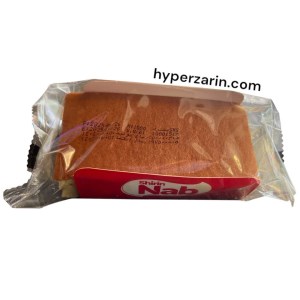 کیک تک لایه مغزدارسلفونی شفاف (کاکائویی وانیل) شیرین ناب100بارکدمشترک