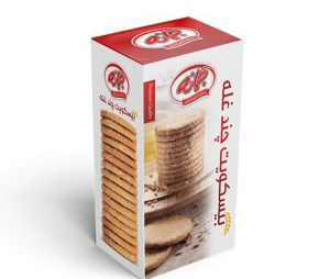 بیسکویت چندغله ساده جعبه جمانه190