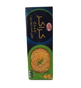 کراکر پنیری تزئین شده پودرپنیرجمانه